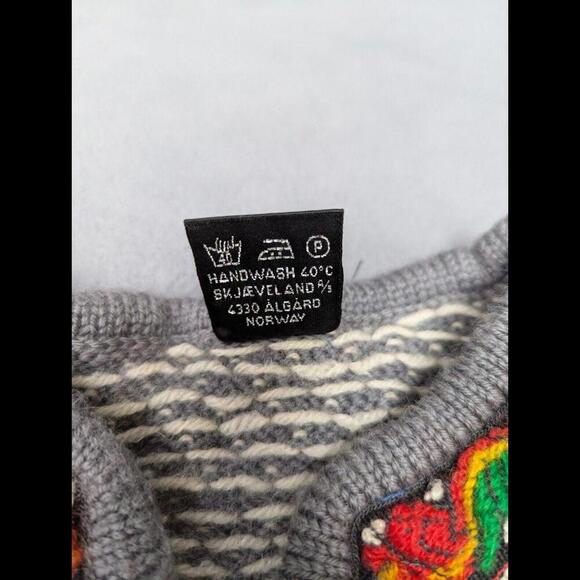 WOMENS SKJAEVELAND TELEMARK STYLE OF NORWAY PURE NEW WOOL SWEATER JUMPER SIZE*XL - Picture 8 of 9